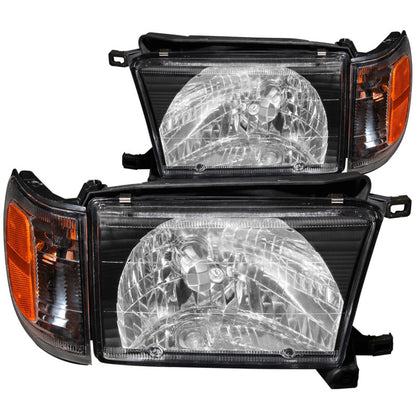 ANZO 1999-2002 Toyota 4Runner faróis de cristal preto