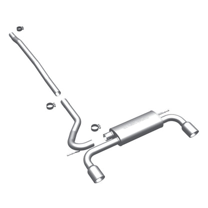 MagnaFlow Mini Countryman Salida trasera doble dividida Escape de rendimiento Cat-Back de acero inoxidable