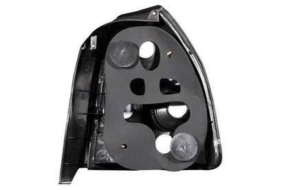 ANZO 1996-2000 Honda Civic Lanternas traseiras pretas