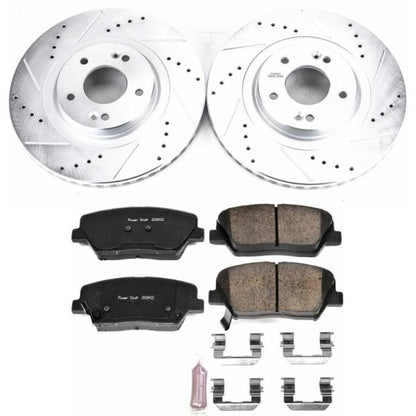 Kit Freno Power Stop 13-18 Hyundai Santa Fe Sport Delantero Z23 Evolution Sport