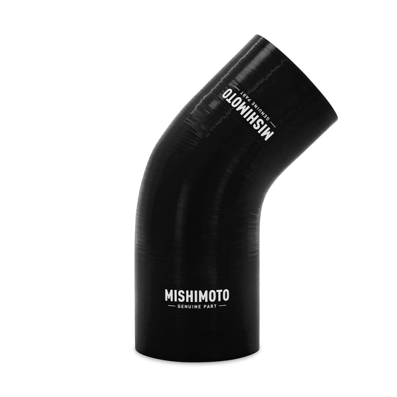 Acoplador Redutor de Silicone Mishimoto 45 Graus 2,5 pol. a 2,75 pol. - Preto