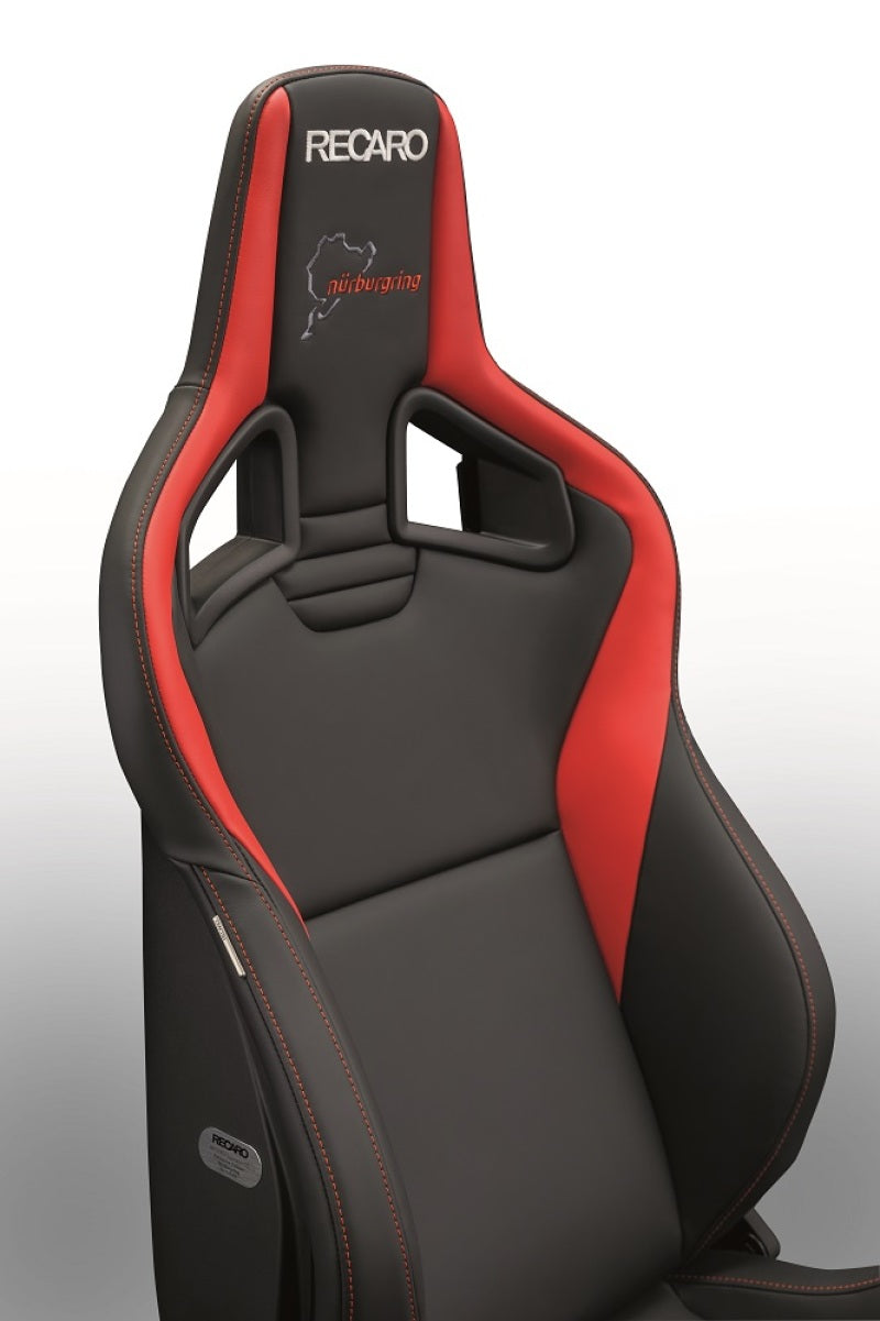 Recaro Sportster CS Nurburgring Edition Passenger Seat - Black/Red Leather/Black Leather
