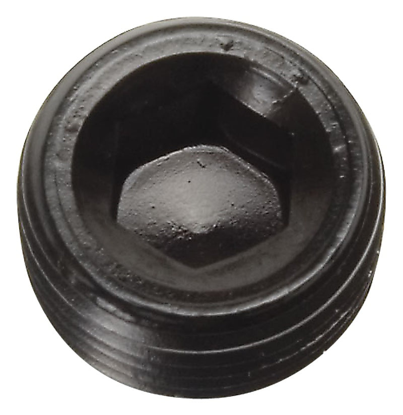 Russell Performance Tapón de tubo con enchufe Allen de 1/8 pulg. (Negro)