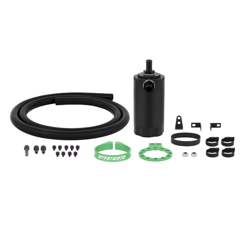Mishimoto Recipiente de captura de aceite con deflector universal - Verde