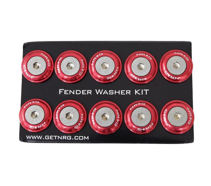 NRG - FENDER WASHER KIT; RIVETS FOR PLASTIC; SET OF 10