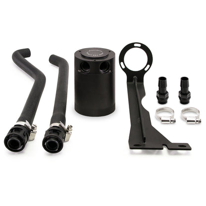 Mishimoto 2014+ Ford Fiesta ST Kit de lata de captura de aceite con deflector - Negro