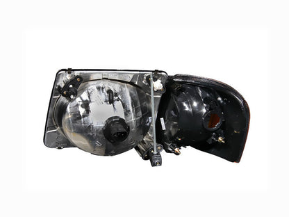 ANZO 2001-2005 Ford Explorer Crystal Faróis pretos