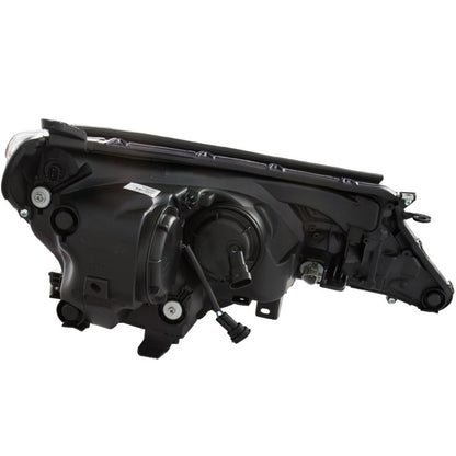 ANZO 2013-2015 Toyota Rav4 Projetor Faróis c/ Plank Style Design Preto