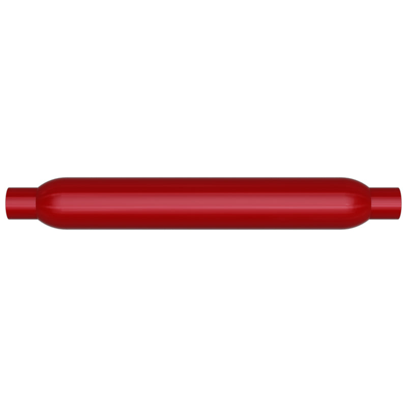 MagnaFlow Silenciador Red Pack Series Glasspack 4in Rd 18in Longitud del cuerpo 3in/3in Entrada/Salida
