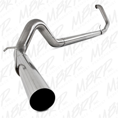 MBRP 1999-2003 Ford F-250/350 7.3L 4in Turbo Back Single Sin silenciador T409 SLM Serie Sistema de escape