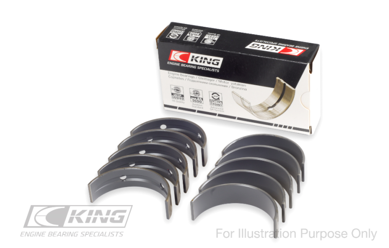 King Engine Bearings Ford/Mazda L3/ L3-VDT MZR (Size 0.75) Main Bearing Set