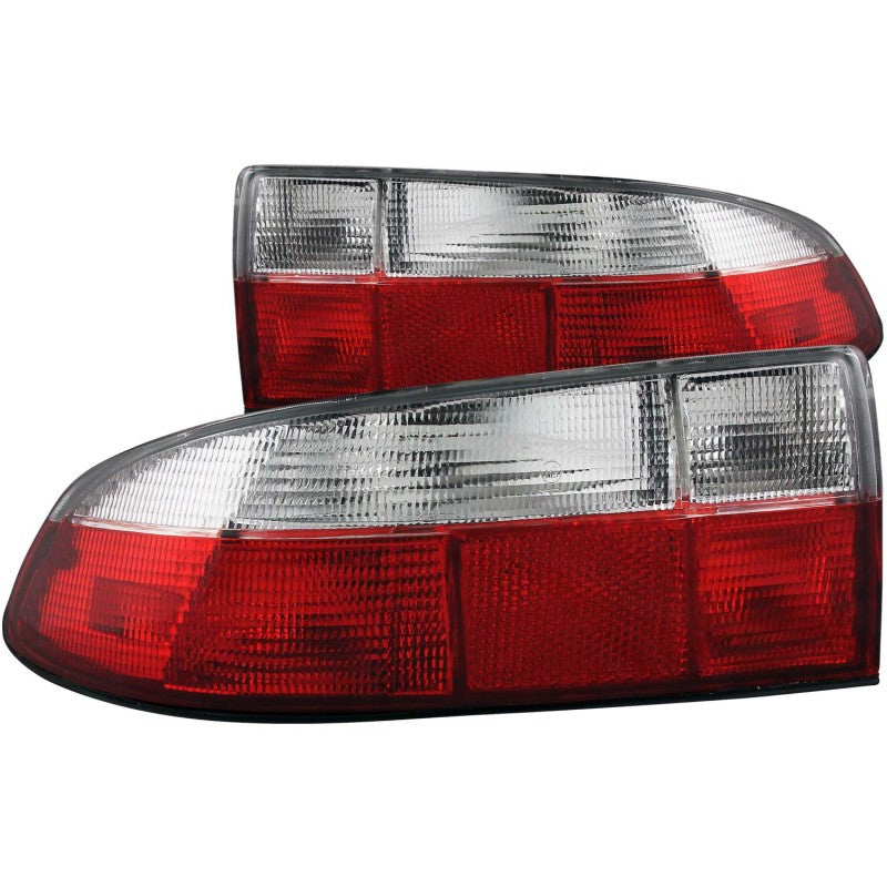 ANZO 1996-1999 BMW Z3 Lanternas traseiras vermelhas/transparentes