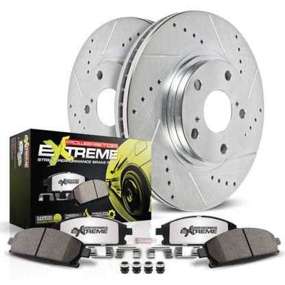 Kit de freio Power Stop 05-19 Chrysler 300 Front Z26 Street Warrior