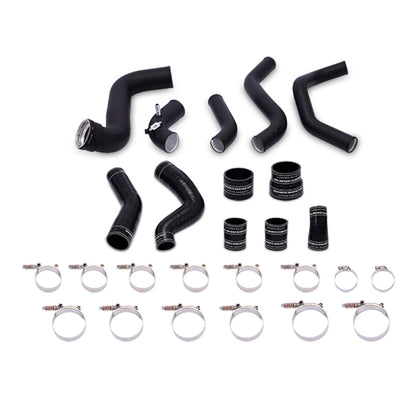 Mishimoto 2011-2014 Ford F-150 EcoBoost Intercooler plateado con tubos negros