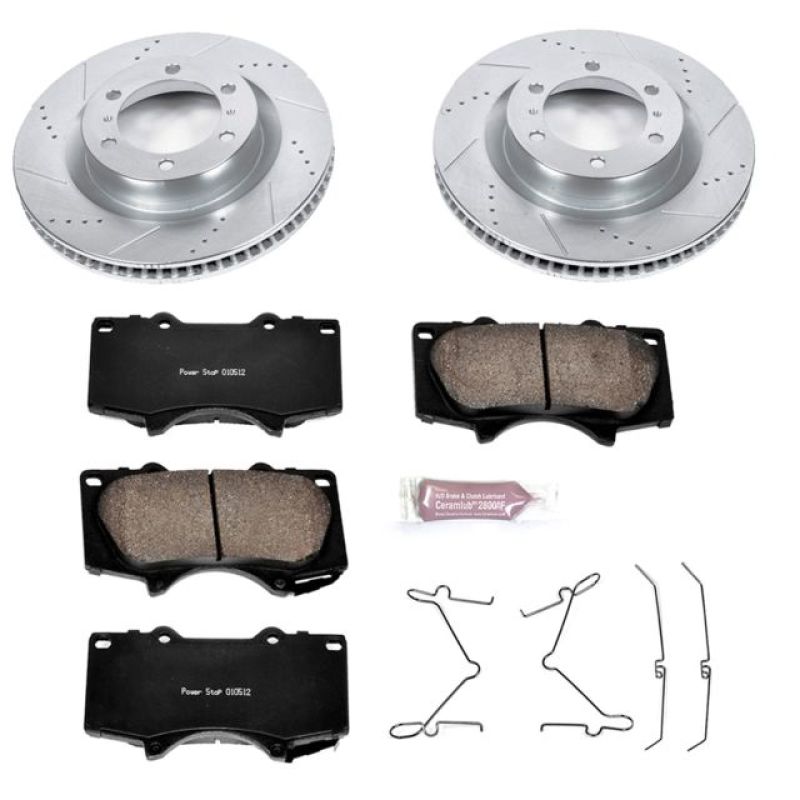 Power Stop 10-19 Lexus GX460 Kit de freno delantero Z23 Evolution Sport