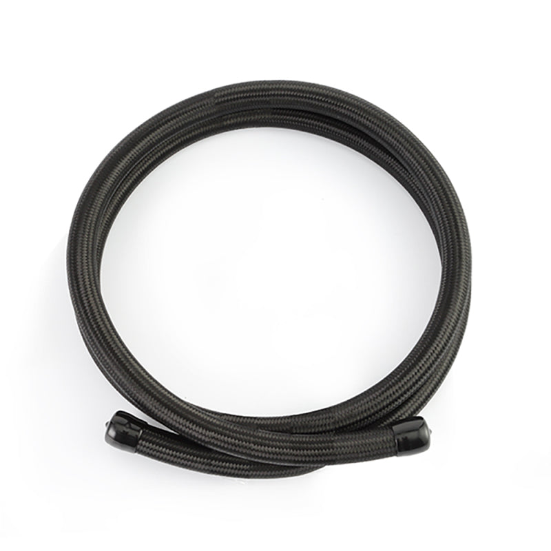 Manguera trenzada de acero inoxidable Mishimoto de 6 pies con accesorios -6AN - Negro