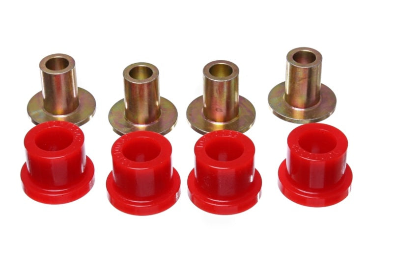 Energy Suspension 07-14 Toyota Tundra Red Conjunto de buchas de pinhão e cremalheira