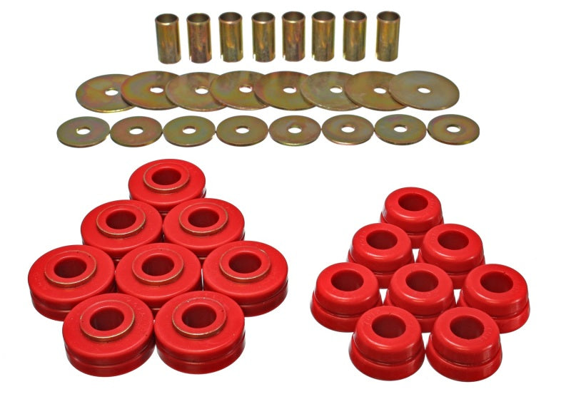 Juego de montaje de carrocería rojo Nissan/Datsun Energy Suspension