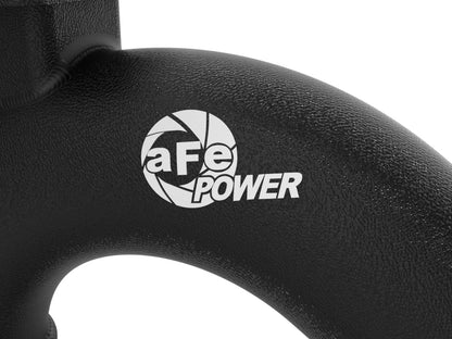 aFe Kia Stinger 18-22 V6-3.3L (tt) BladeRunner Tubo de carga caliente - Negro