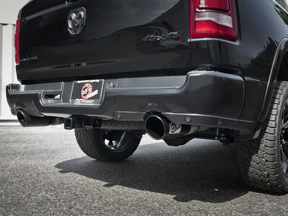 aFe Gemini XV 3in 304 SS Cat-Back escape 19-21 Ram 1500 V8 5.7L Hemi com pontas pretas