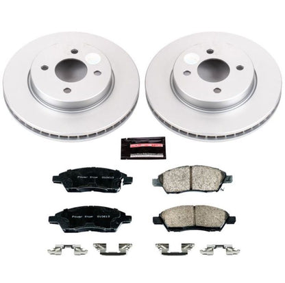 Power Stop 12-18 Nissan Versa Delantero Z17 Evolution Geomet Kit de Freno Revestido