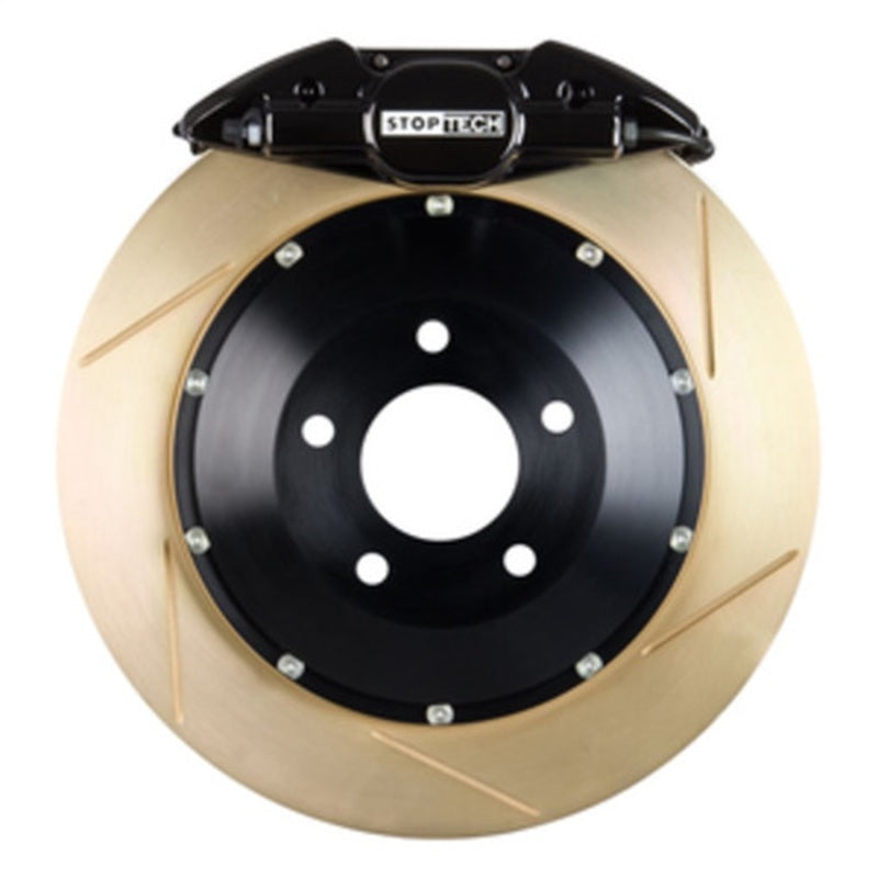 StopTech 95-02 Nissan Skyline Rear BBK w/ Black ST-22 Calipers w/ Zinc Slotted 355X32mm Rotors