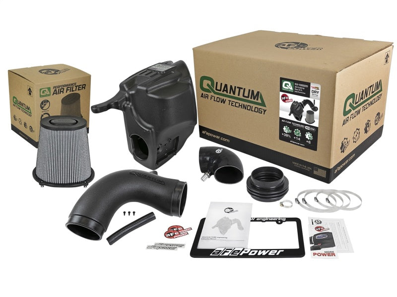 Sistema de admissão de ar frio aFe Quantum Pro DRY S 13-18 Dodge Cummins L6-6.7L - Seco
