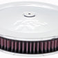 K&N 5 1/8in Flange 11in OD 3 1/4in Height w/ Vent Custom Air Cleaner Assembly