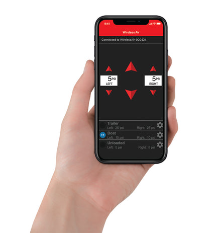 Sistema de controle de ar sem fio Air Lift V2 com montagem EZ