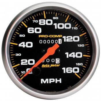 AutoMeter - 5" SPEEDOMETER, 0-160 MPH, MECHANICAL, PRO-COMP (5154)