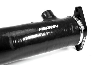 PERRIN 22-26 Subaru WRX / 20-25 LGT & OBXT Turbo Inlet Hose w/Turbo Adapter Flange (Long) - Black