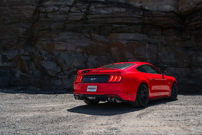 MBRP 18-19 Ford Mustang GT 5.0 3 pol. Traseira traseira bipartida com quatro ponteiras de parede dupla de 4,0 pol. - T304
