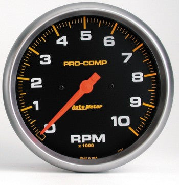 AutoMeter - 5" IN-DASH TACHOMETER, 0-10,000 RPM, PRO-COMP (5160)