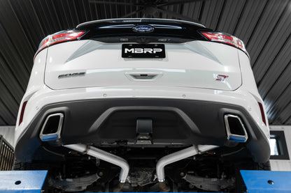 MBRP 19-22 Ford Edge ST 2.5in Sistema de escape de alumbre con eje trasero de salida doble