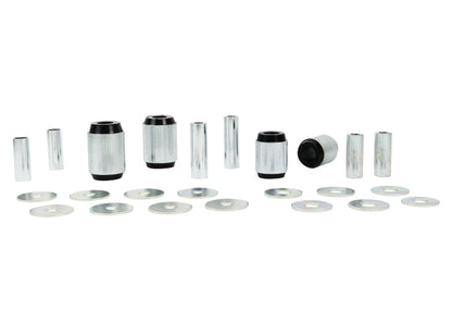 Whiteline Plus 02-09 Lexus GX470 / 06+ Toyota FJ Cruiser Fr C/A - Lwr Kit de bucha interna dianteira e traseira