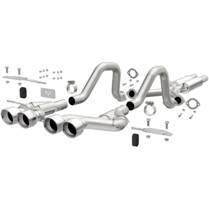 Magnaflow 00-04 Chev Corvette V8 5.7L Comp Series Quad Ctr Rr Exit SS Cat-Back Perf Escape