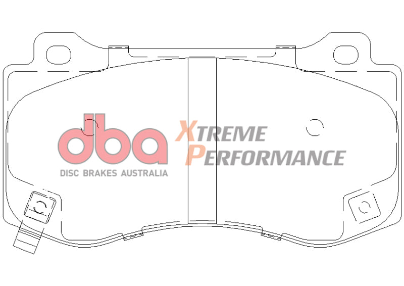 DBA 06-07 Dodge Magnum SRT8 / 06-09 Challenger SRT8 SP500 Pastillas de freno delanteras