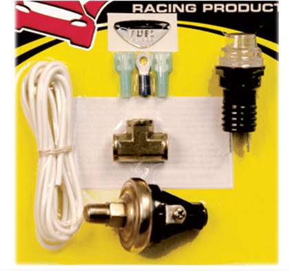 Longacre Racing - Kit de luz de advertencia de presión de combustible 2-7 PSI ajustable (40250)
