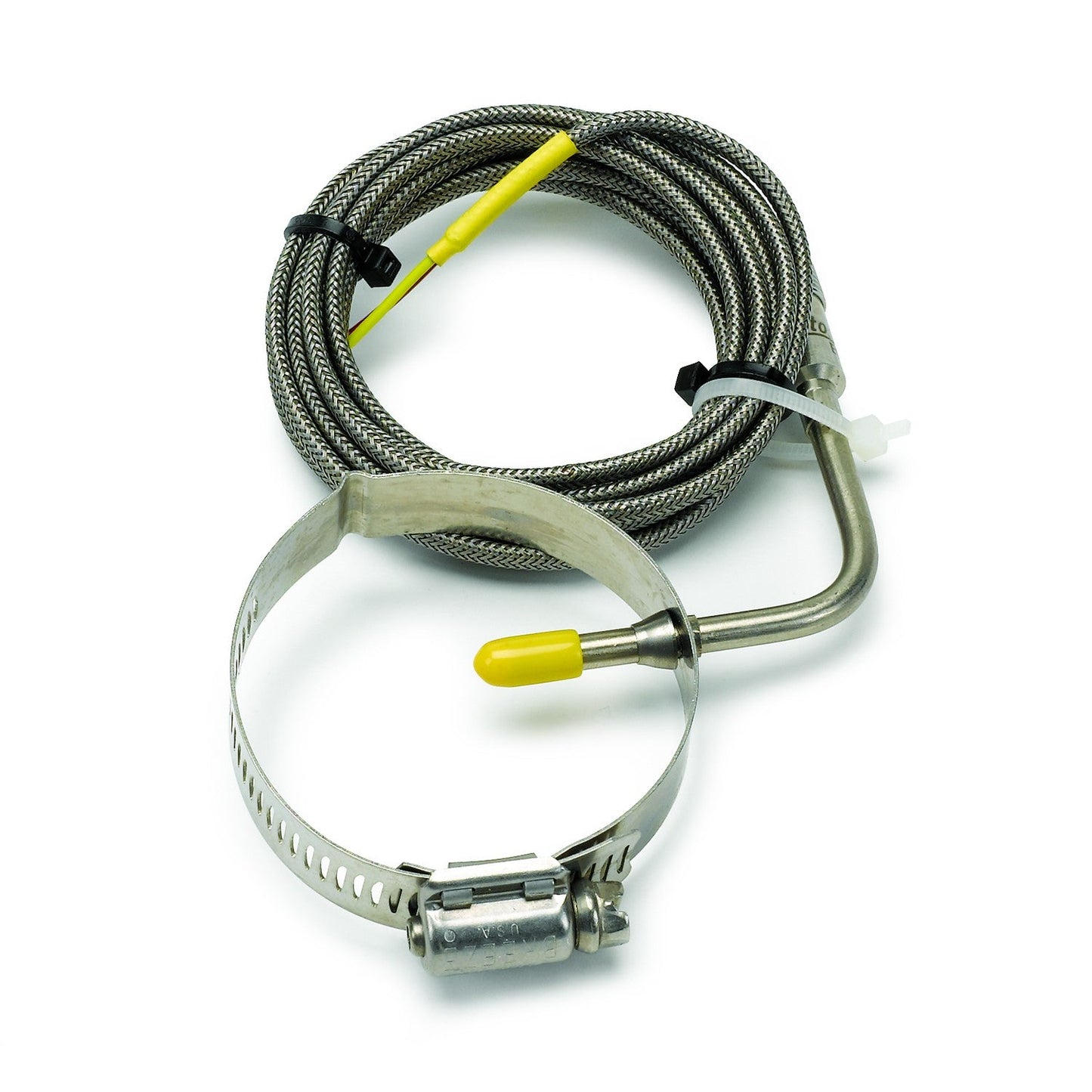 AutoMeter - THERMOCOUPLE KIT, TYPE K, 3/16" DIA, CLOSED TIP, 10 FT., INCL. STAINLESS BAND CLAMP (5247)