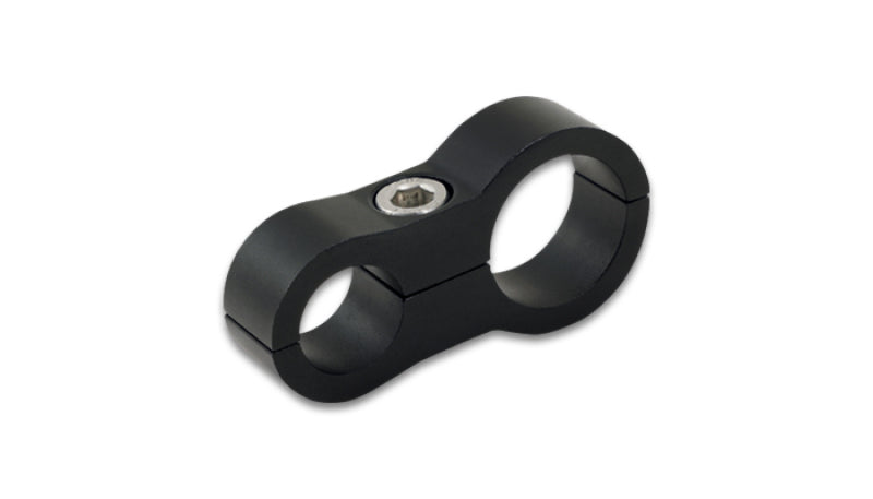 Suporte separador de linha de alumínio vibrante com um ID de 11/16 pol. (17,5 mm) - Um orifício de ID de 13/16 pol. (20,6 mm)