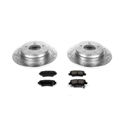 Power Stop 12-17 Hyundai Azera Trasero Z23 Evolution Sport Kit de Frenos