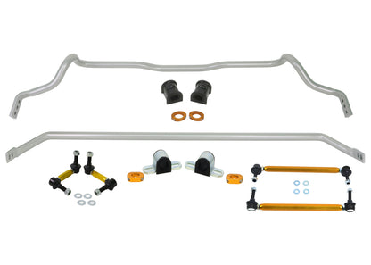 Whiteline 16-18 Ford Focus RS Kit de barra estabilizadora delantera y trasera