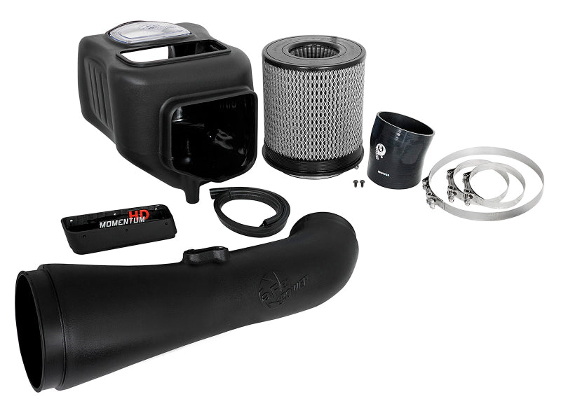 aFe Momentum HD Pro DRY S 2017 GM Diesel Caminhões V8-6.6L Sistema de admissão de ar frio