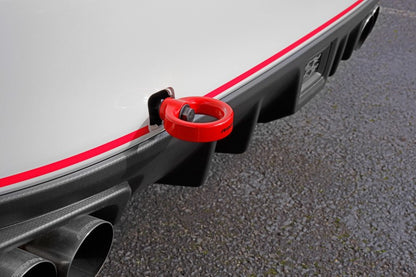Perrin 15-19 Subaru WRX/STI Kit de Gancho de Remolque (Trasero) - Rojo