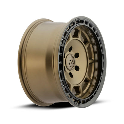 quinze52 Traverse HD 17x8,5 6x139,7 0mm ET 106,2mm Centro Furo Bloco Bronze Roda