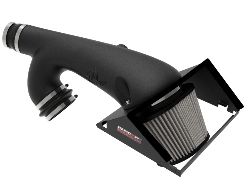 Sistema de admissão de ar frio de indução rápida aFe com filtro Pro DRY S 2021+ Ford F-150 V6-3.5L (tt)