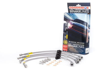 Goodridge 98-00 Honda Accord con líneas de freno de disco trasero