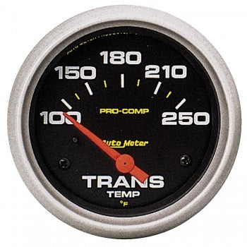 AutoMeter - TEMPERATURA DE TRANSMISIÓN DE 2-5/8", 100-250 °F, NÚCLEO DE AIRE, PRO-COMP (5457)