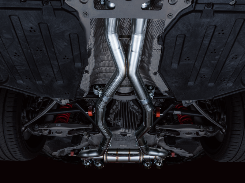 Escape AWE SwitchPath Catback para BMW G8X M3/M4 - Ponteiras cromadas prateadas