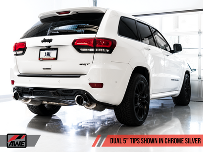 AWE Tuning 2020 Jeep Grand Cherokee SRT Touring Edition Escape - Puntas plateadas cromadas